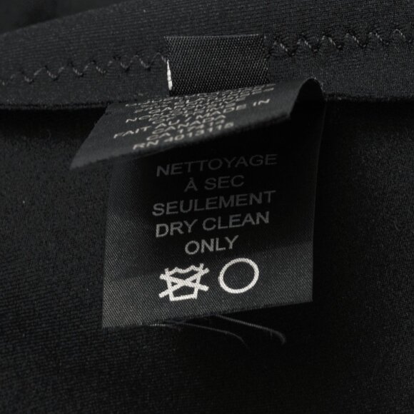 Marie Saint Pierre Black Neoprene Open-Front Ruffle-Pocket Coat - Picture 9 of 9